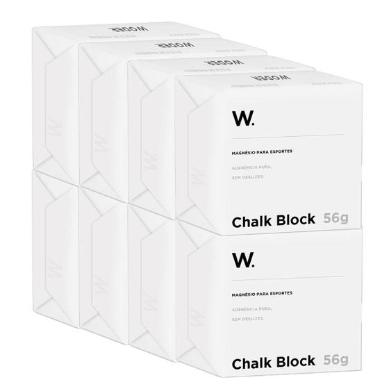 Imagem de Kit Com 8 Magnésio Em Bloco Chalk Block Cross Escalada 56g