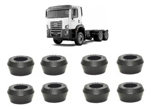 Imagem de Kit Com 8 Meia Bucha Amortec. Ford Cargo Suporte Rei R226