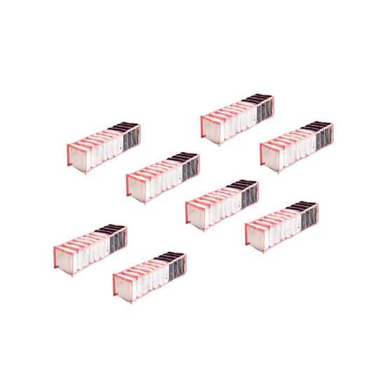 Imagem de Kit Com 8 Organizadores de Gaveta 11 Nichos 10x40x10
