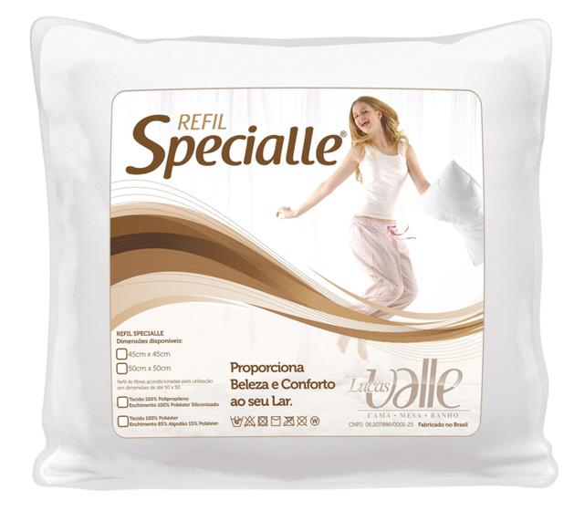 Kit Com 8 Refil De Almofada 45x45 Silicone Menor preço em Kit Com 8 Refil De Almofada 45x45 Silicone
