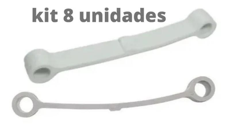 Imagem de Kit Com 8 Tirantes De 11 Cm Compatível Lavadora Brastemp Consul De 7 A 11Kgs