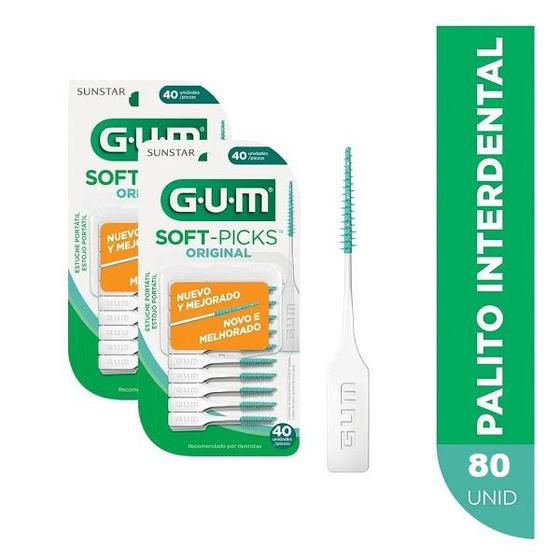 Imagem de Kit com 80 SOFT PICKS GUM Sunstar