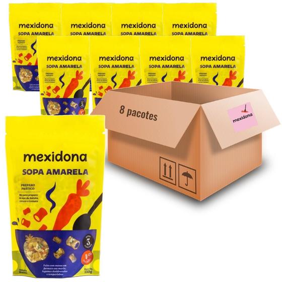 Imagem de Kit Com 8Und Sopa Amarela Lowcarb Mexidona 160G