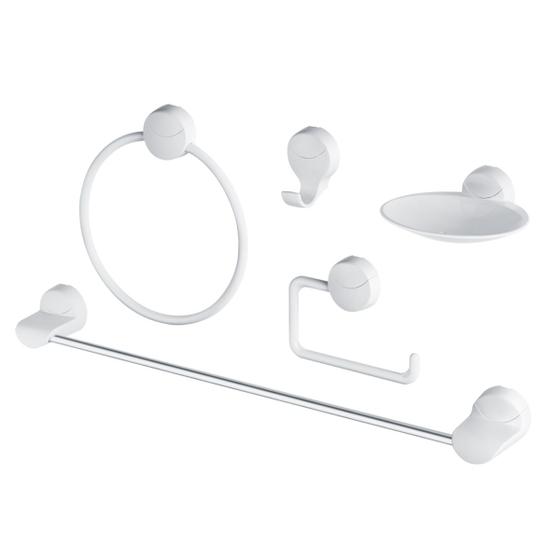 Imagem de Kit com acessorios de Banheiro para Porta Toalha Sabonete Papel Higienico (4090)