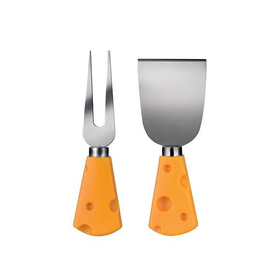 Kit Com Garfo E Espátula Para Queijo Petisco Menor preço em Kit Com Garfo E Espátula Para Queijo Petisco