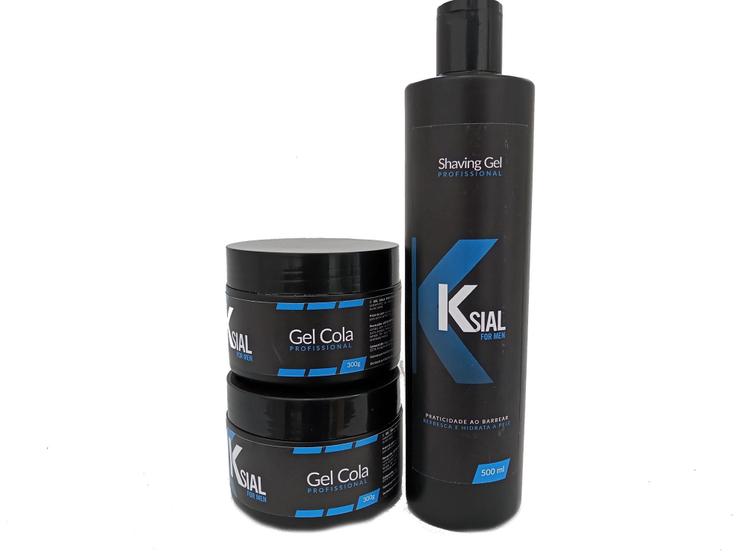 Imagem de Kit com Shaving (500ml) + 2 Gel Cola