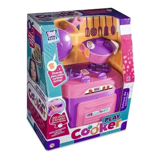 Imagem de Kit Combo Cozinha Fogão Play Cooker 7817 Zuca Toys