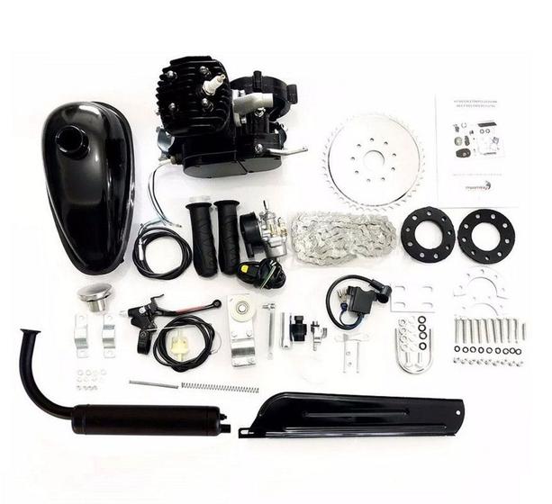 Imagem de Kit Combo Motor 80cc Para Bike Bicicleta Motorizada - barato