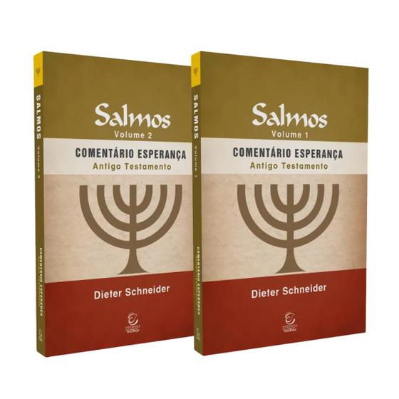 Imagem de KIT Comentário Esperança do Antigo Testamento SALMOS Volume 1 e Volume 2 - Dieter Schneide