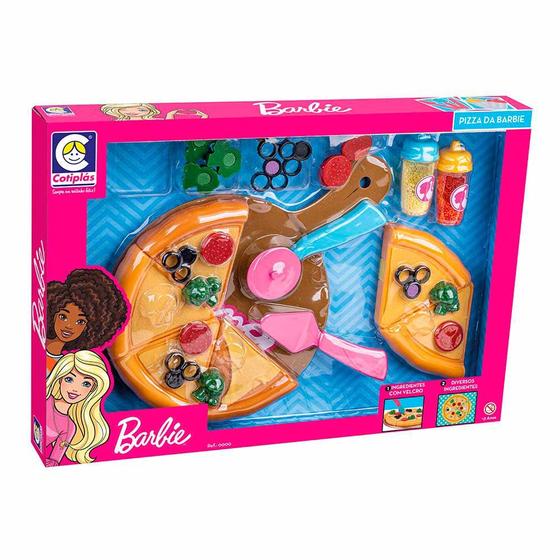 Imagem de Kit Comidinha Infantil - Barbie - Pizza da Barbie - Cotiplás