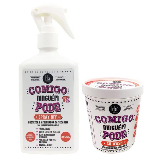 Imagem de Kit Comigo Ninguem Pode Lola Cosmetics - Condicionador Limpante + Spray BFF