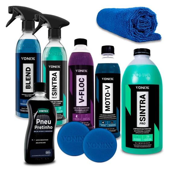 Imagem de Kit Compl. Auto Sintra Pro Shampoo Blend Restaurax Vonixx