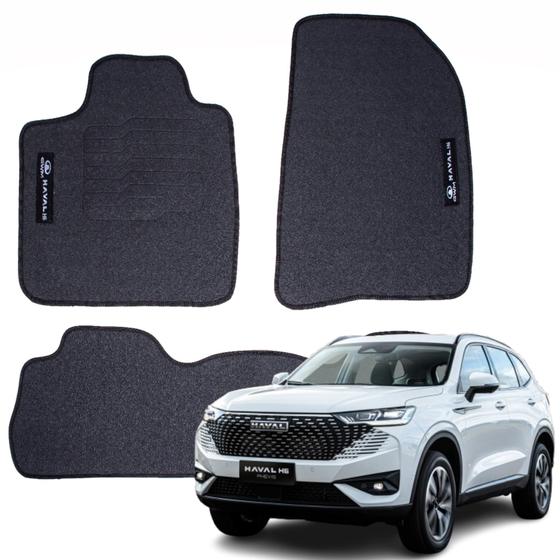 Imagem de Kit Completo 3 Peças Tapete Automotivos Específico GWM Haval H6 2023 a 2024 - W4074