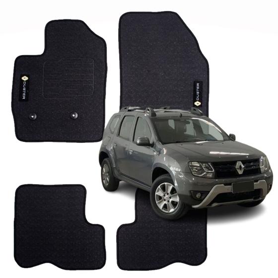 Imagem de Kit Completo 4 Peças Tapete Automotivos Específico Renault Duster 2016 a 2019 - CGW3046