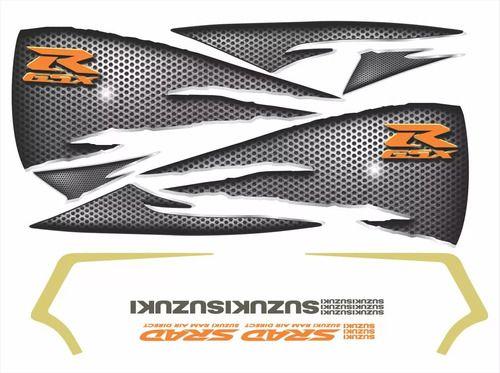 Imagem de Kit Completo Adesivos Suzuki Gsxr 750 1998 Srad Moto Gsxrad