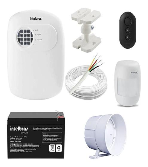 Imagem de Kit Completo Central Alarme Intelbras Anm 24 Net C/ Fio Uni