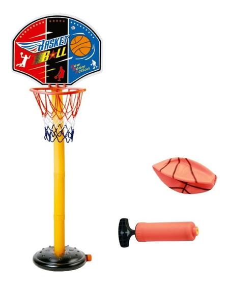 Imagem de Kit Completo Cesta Basquete Infantil Importway Com Bola