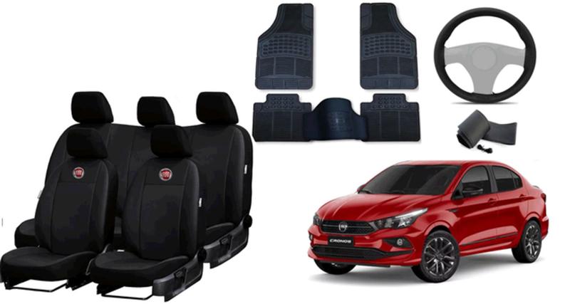 Imagem de Kit Completo Cronos 17-23 com Capa e Acessórios de Luxo