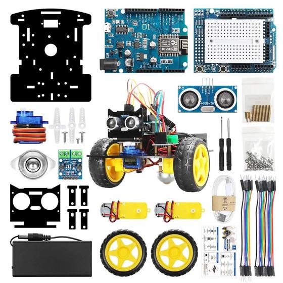 Imagem de Kit Completo De Programação De Automação Inteligente Arduino Uno Profissional Conjunto Educacional