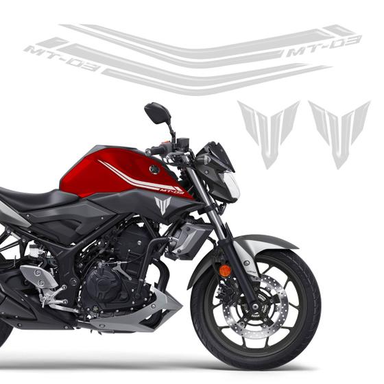 Imagem de Kit Completo Faixas Yamaha Mt-03 2016/2018 Adesivo