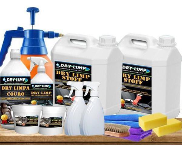 Imagem de Kit Completo Limpeza E Higienização De Estofados Dry Limp