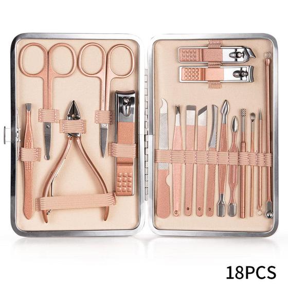 Imagem de Kit Completo Manicure e Pedicure Profissional