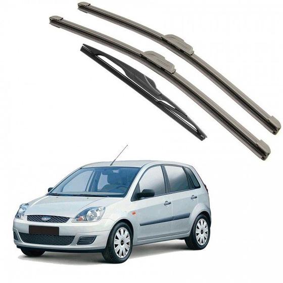 Kit Completo Palhetas Dianteira e Traseira para Ford Fiesta Ano 2005 ...