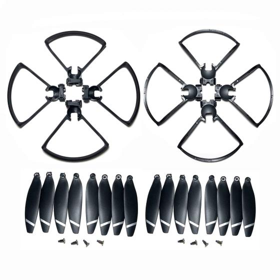 Imagem de Kit Completo para Drone L900  12 Proteções e 32 Hélices para Máxima Segurança e Desempenho