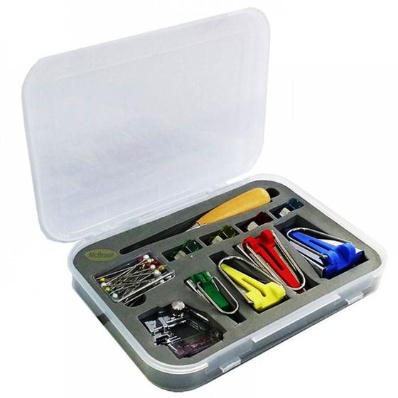 Imagem de Kit Completo Para Fazer Fita De Viés, Dobra A Metade Perfeita Automaticamente 948600