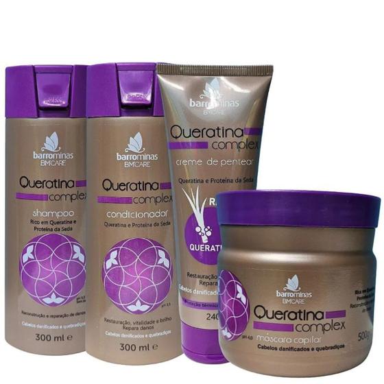 Imagem de Kit Completo Queratina Complex Barrominas