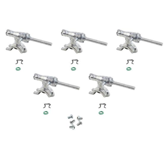 Imagem de Kit completo registro ramal para fogão havana 5 bocas