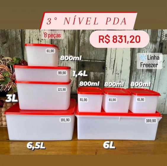 Imagem de Kit completo tupperware