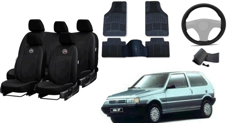 Imagem de Kit Completo Uno 1984-2004 com Capas e Tapetes de Qualidade