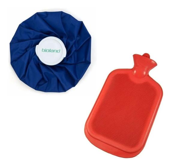 Imagem de Kit Compressa Bolsa De Água Quente 2l E De Gelo 1,4l Bioland