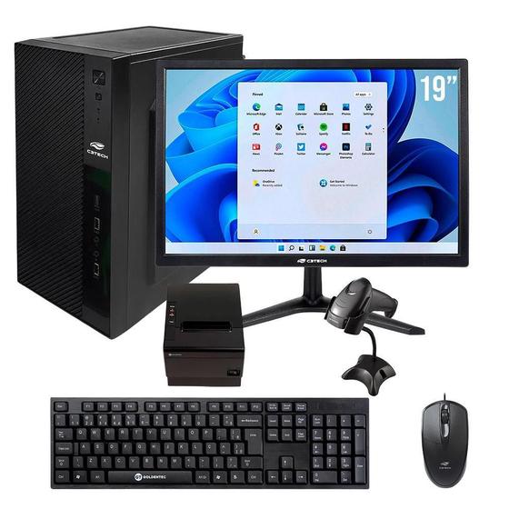 Kit Computador Pdv I5, Monitor Impressora Leitor Cod. Barras - Sobraltech Imagem de Kit Computador Pdv I5, Monitor Impressora Leitor Cod. Barras