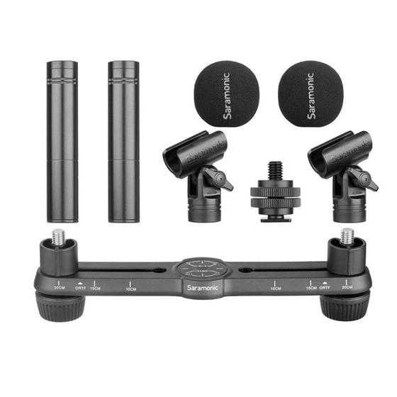 Imagem de Kit Condensador Duplo Para Estúdio - Sr-m500 - Com Nf