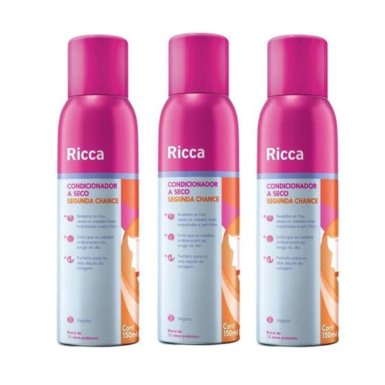 Imagem de Kit Condicionador A Seco Segunda Chance Ricca Belliz 150Ml