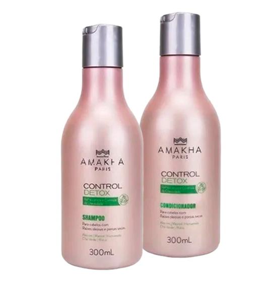 Imagem de Kit Condicionador e Shampoo Detox Control 300ml Amakha Paris