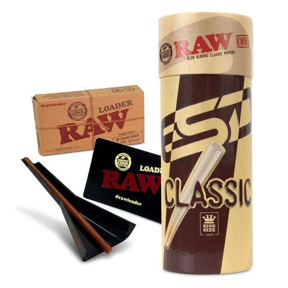 Imagem de Kit Cone Loader RAW Classic King Size com Papéis Pré-Laminados