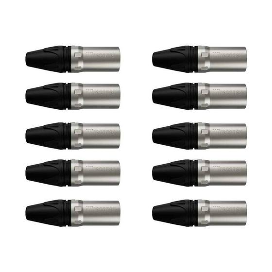 Imagem de Kit Conector Xlr Macho Wc 1013 (10un) Wireconex