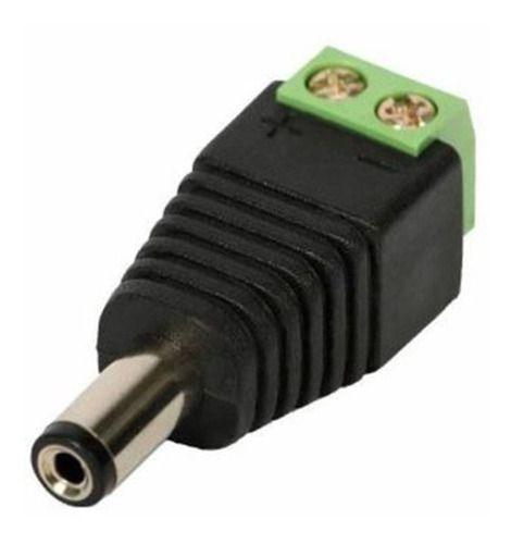 Imagem de Kit Conectores Plug P4 Macho Com Borne Ligar Camera - 10 Und