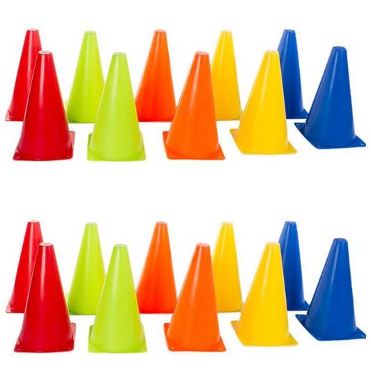 Kit Cones De Agilidade 23cm Funcional 20 unidades Yangfit Menor preço em Kit Cones De Agilidade 23cm Funcional 20 unidades Yangfit