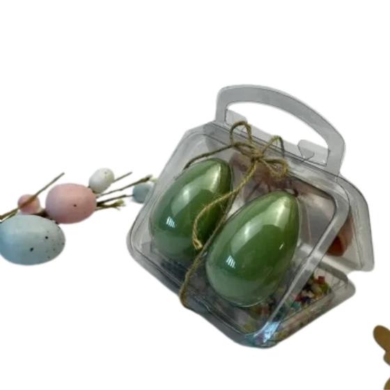 Imagem de Kit confeiteiro 04 ovos páscoa 50gr transp. pct c/ 03un flip