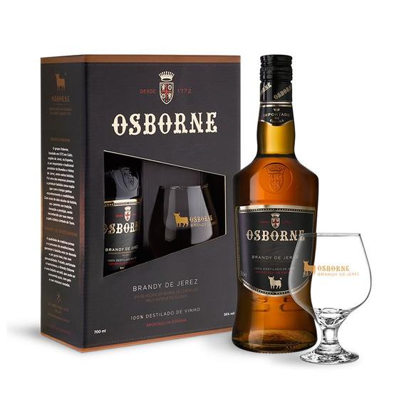 Imagem de Kit Conhaque Brandy de Jerez Osborne 700 ml