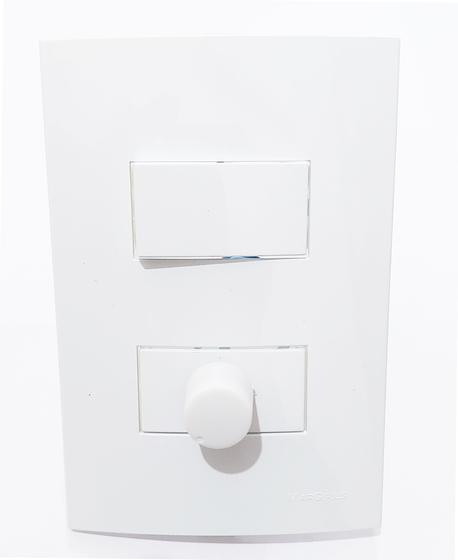 Imagem de Kit Conjunto 1 Dimmer Variador com 1 Interruptor Paralelo Sleek