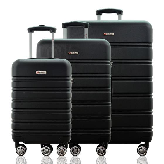 Imagem de Kit Conjunto 3 Malas Rígidas 360 com TSA - Gladiador A3C3