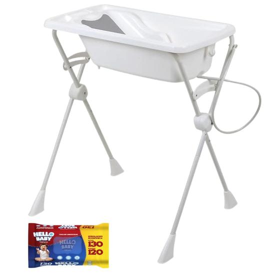 Imagem de Kit Conjunto Acqua Trio Branca com Lenços Umedecidos 130 un.