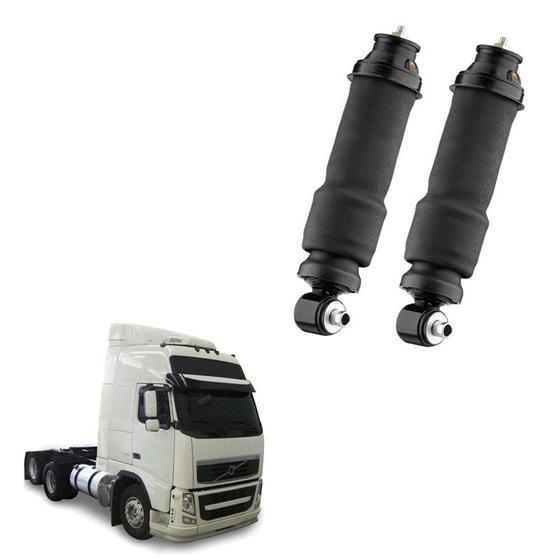 Imagem de Kit Conjunto Bolsa Pneumatica Cab Volvo Fh 2010 2011 Es Dia.