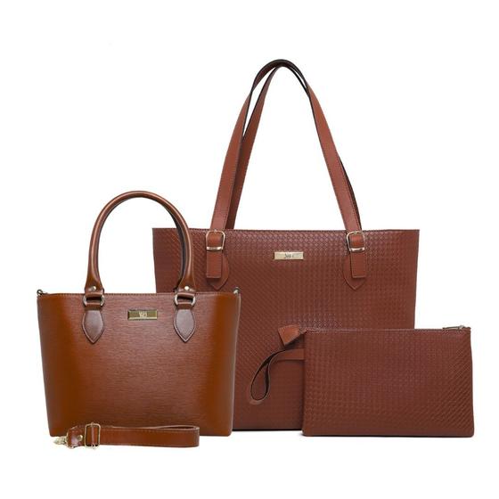 Imagem de Kit Conjunto Bolsas Feminina Pç Lindas Willibags