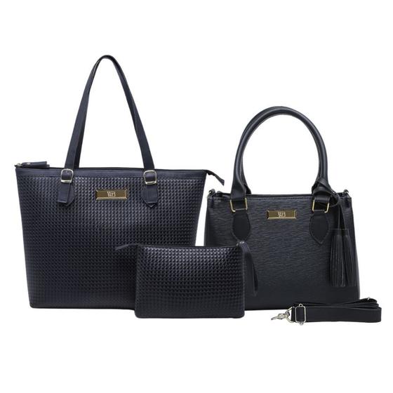 Imagem de Kit Conjunto Bolsas Feminina Pç Lindas Willibags